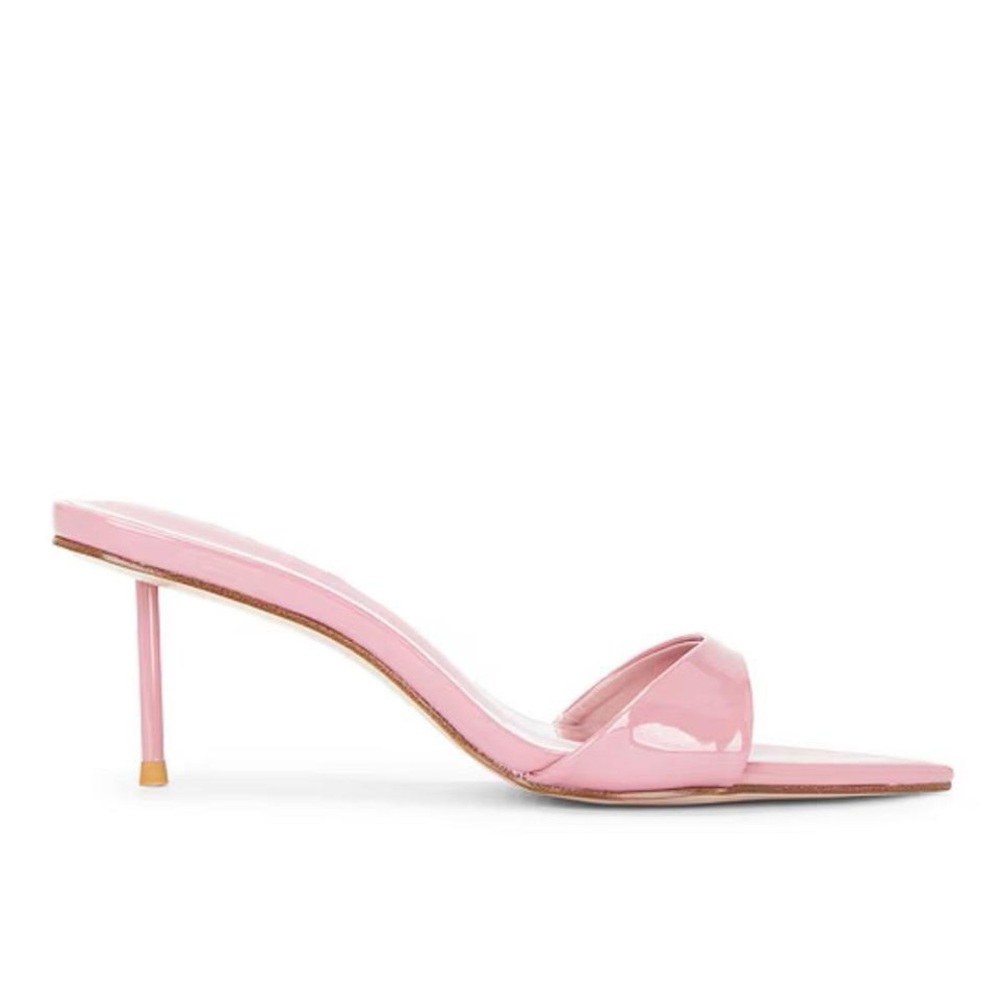 Pink Patent Leather Kitten Heels